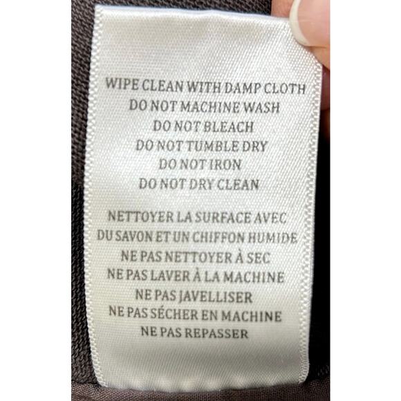 Blank NYC Gray Mixed Media Asymmetrical Zippered Moto Jacket Women's Medium - Picture 10 of 11